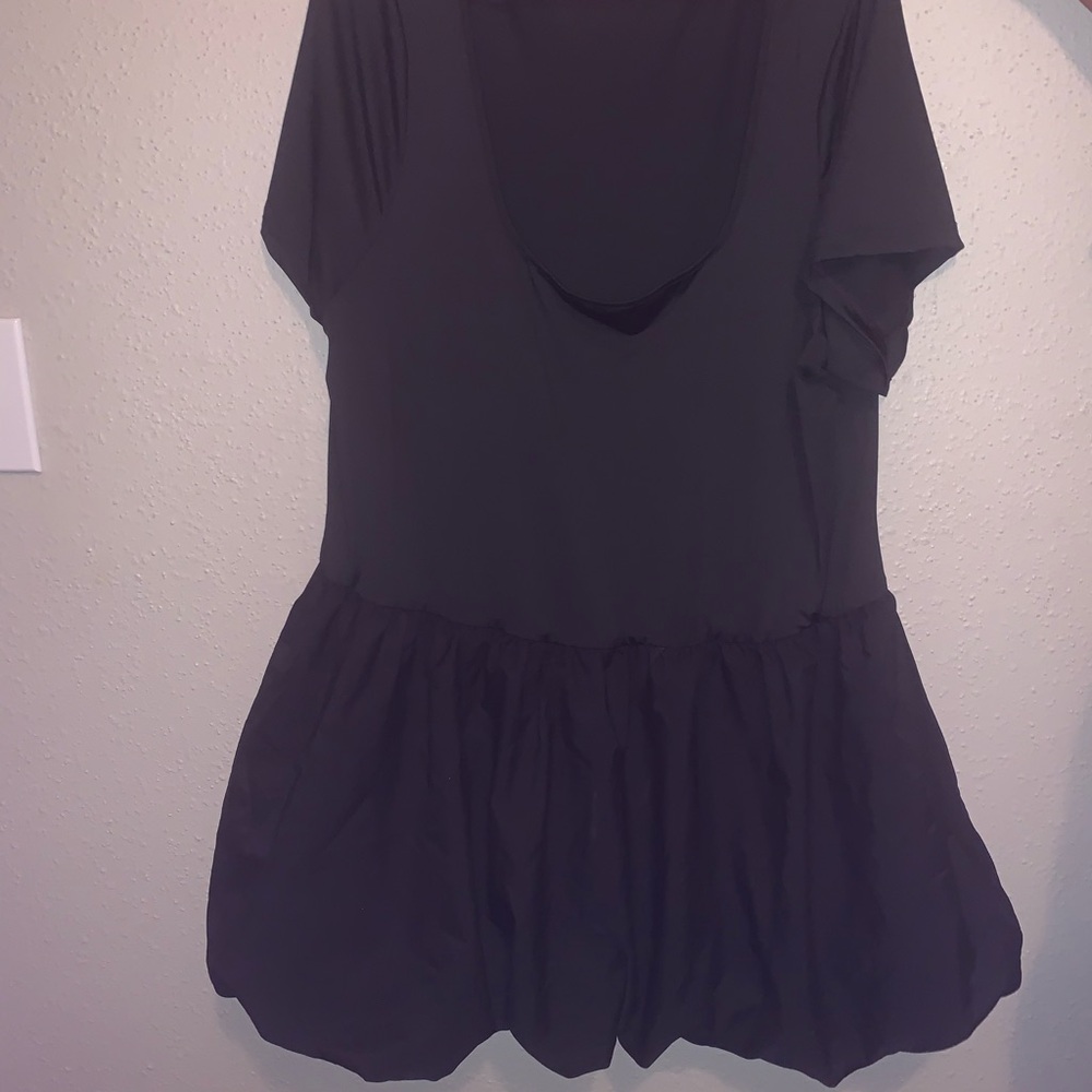 Elegant Black Women's Romper Dress